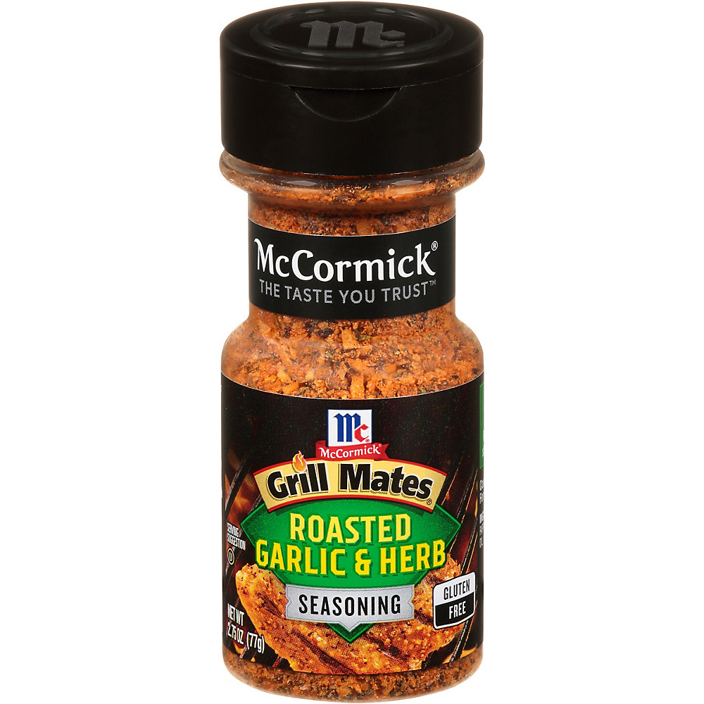 Calories in McCormick Grill Mates Roasted Garlic & Herb Seasoning, 2.75 oz