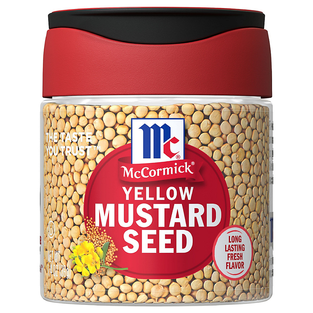 Calories in McCormick Yellow Mustard Seed, 1.4 oz