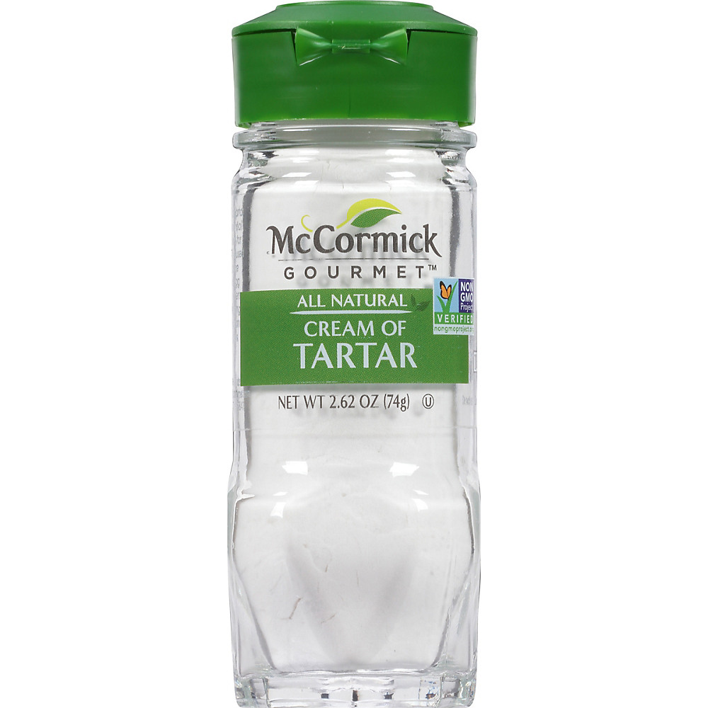 Calories in McCormick Gourmet Collection Cream of Tartar, 2.62 oz