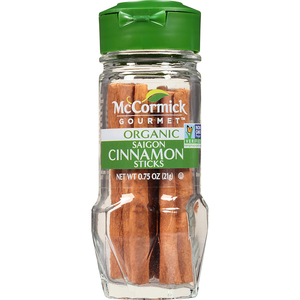 Calories in McCormick Organic Saigon Cinnamon Sticks, 0.75 oz