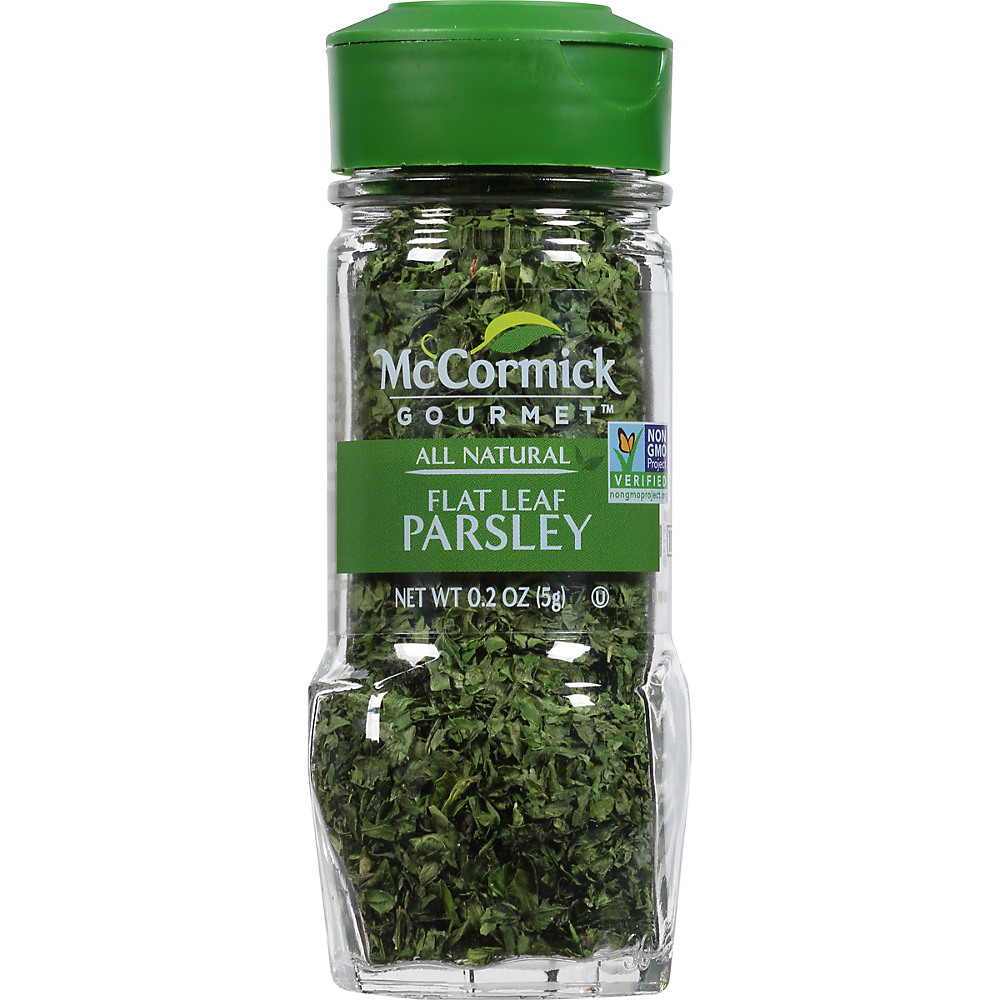 Calories in McCormick Gourmet All Natural Flat Leaf Parsley, 0.2 oz