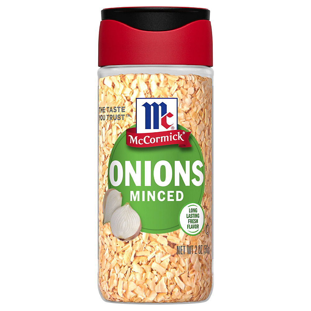 Calories in McCormick Minced Onions, 2 oz