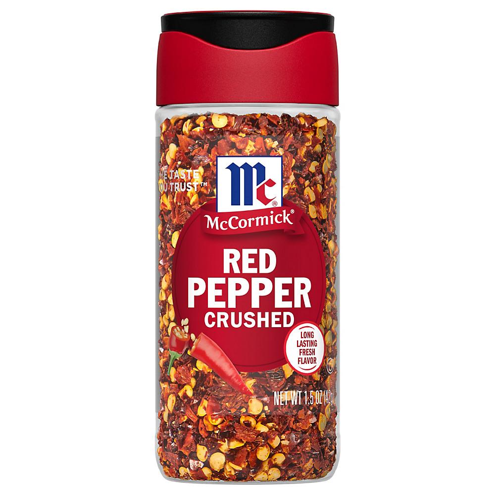 Calories in McCormick Crushed Red Pepper, 1.5 oz