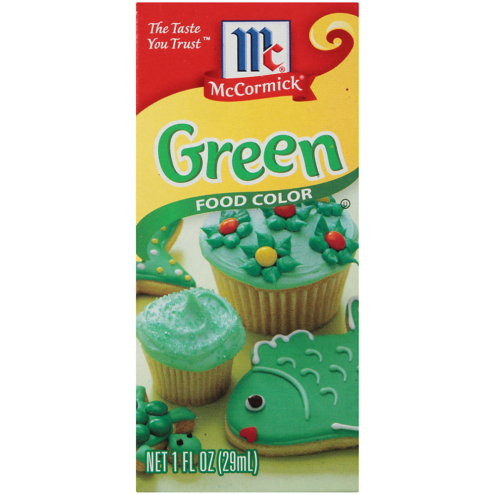 Calories in McCormick Green Food Color, 1 oz