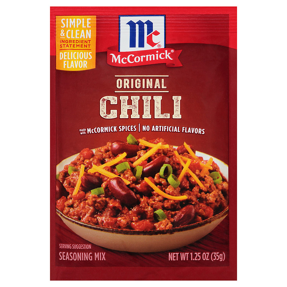 Calories in McCormick Chili Seasoning Mix, 1.25 oz
