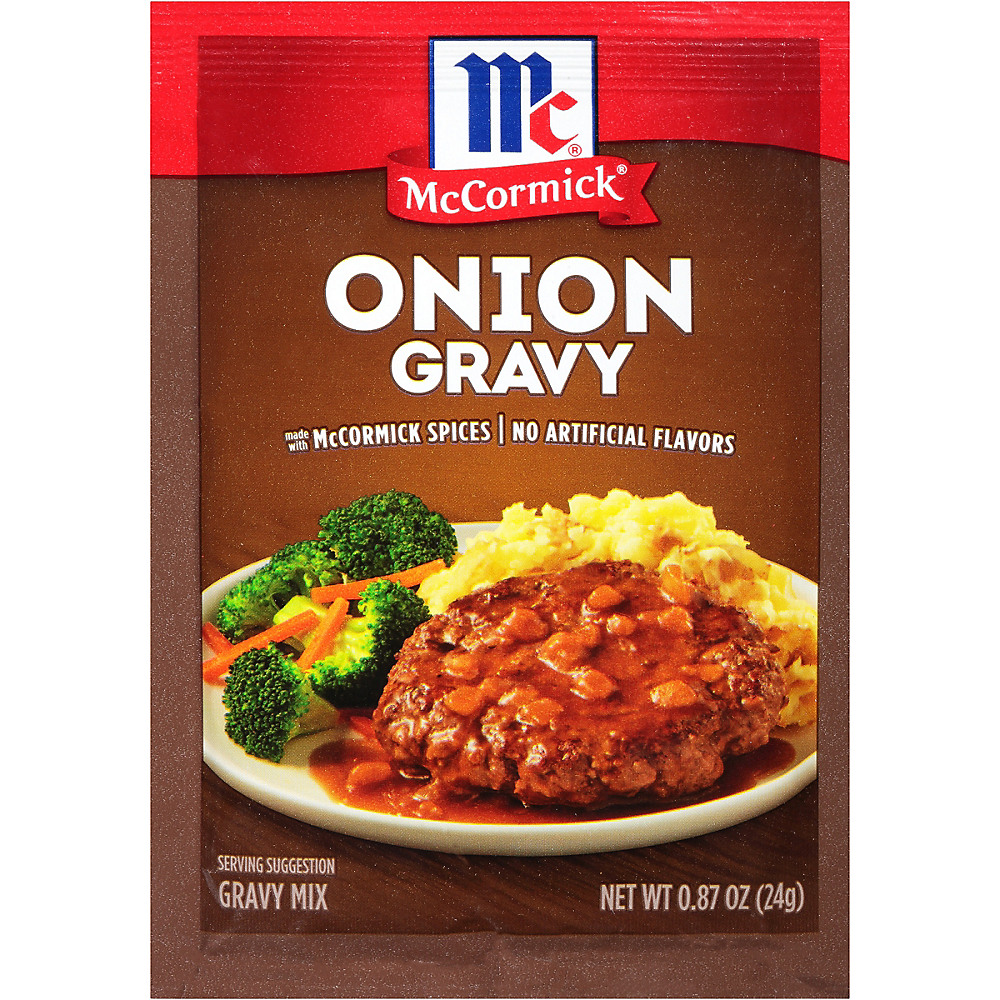 Calories in Mccormick Onion Gravy Mix, 0.87 oz