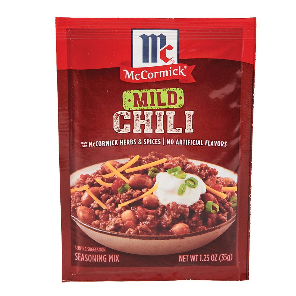 Calories in McCormick Mild Chili Seasoning Mix, 1.25 oz