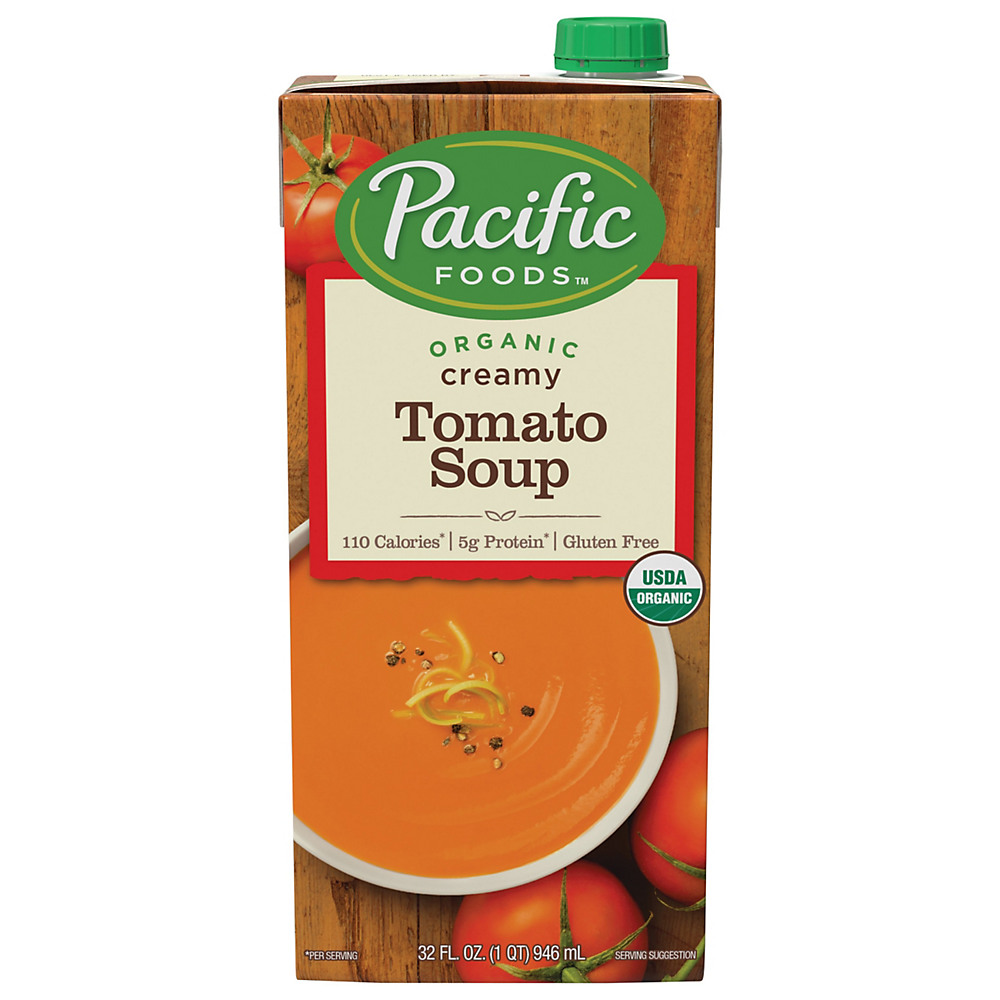 Calories in Pacific Foods Organic Creamy Tomato Soup, 32 oz