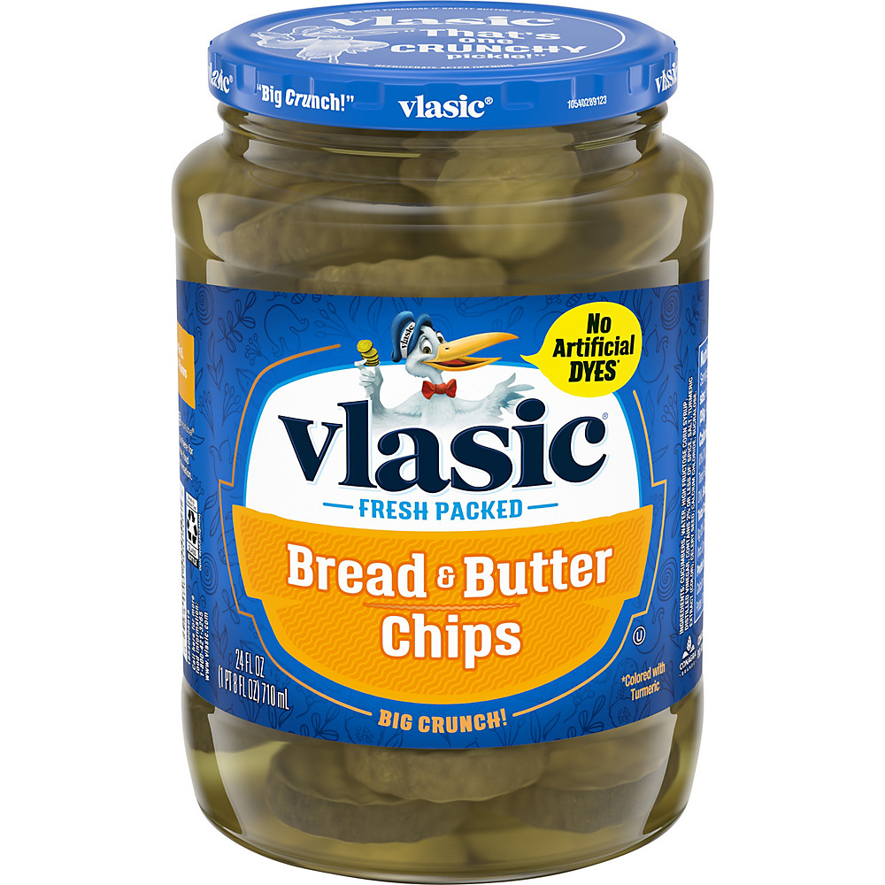 Calories in Vlasic Bread & Butter Chips Fresh Pack, 24 oz