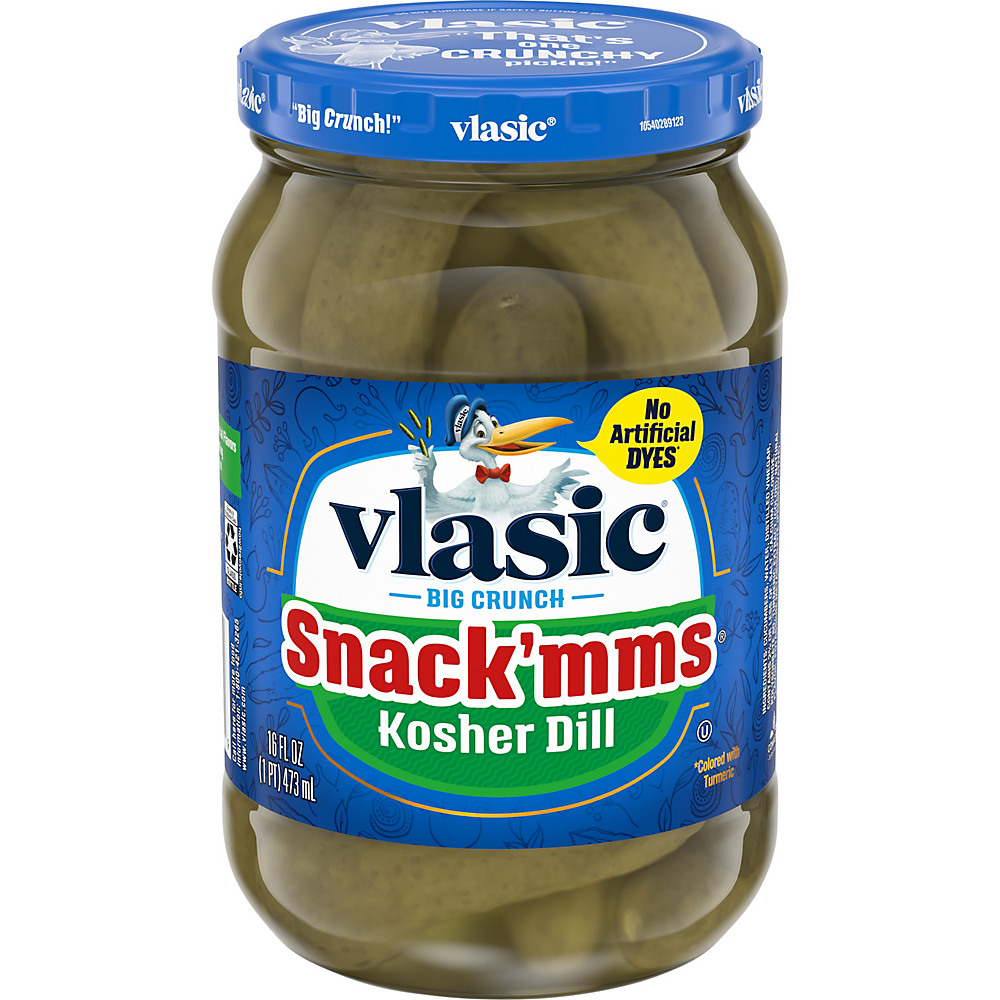 Calories in Vlasic Snack'mms Kosher Dill, 16 oz