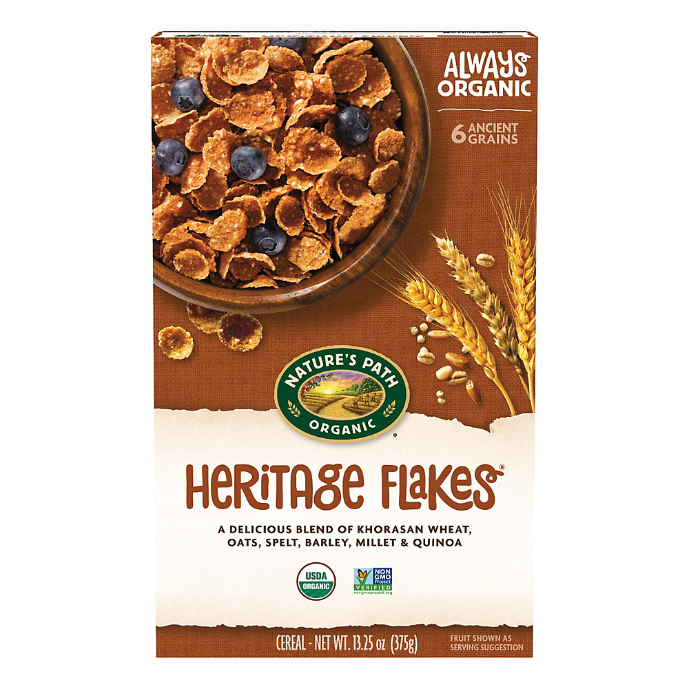 Calories in Nature's Path Organic Heritage Flakes Cereal, 13.25 oz