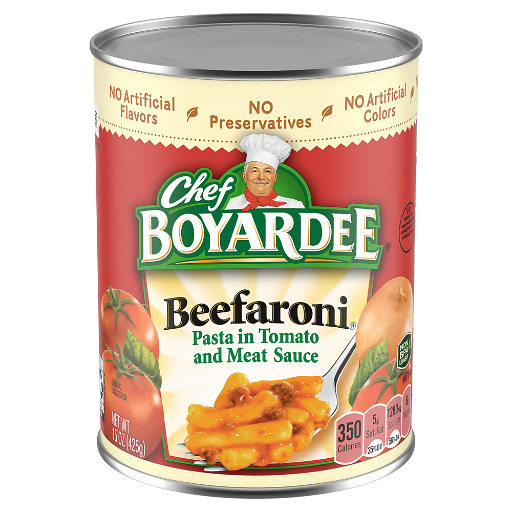Calories in Chef Boyardee Beefaroni, 15 oz