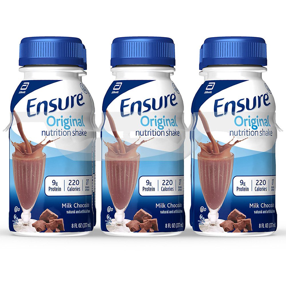 Calories in Ensure Original Nutrition Shake Milk Chocolate, 8 oz