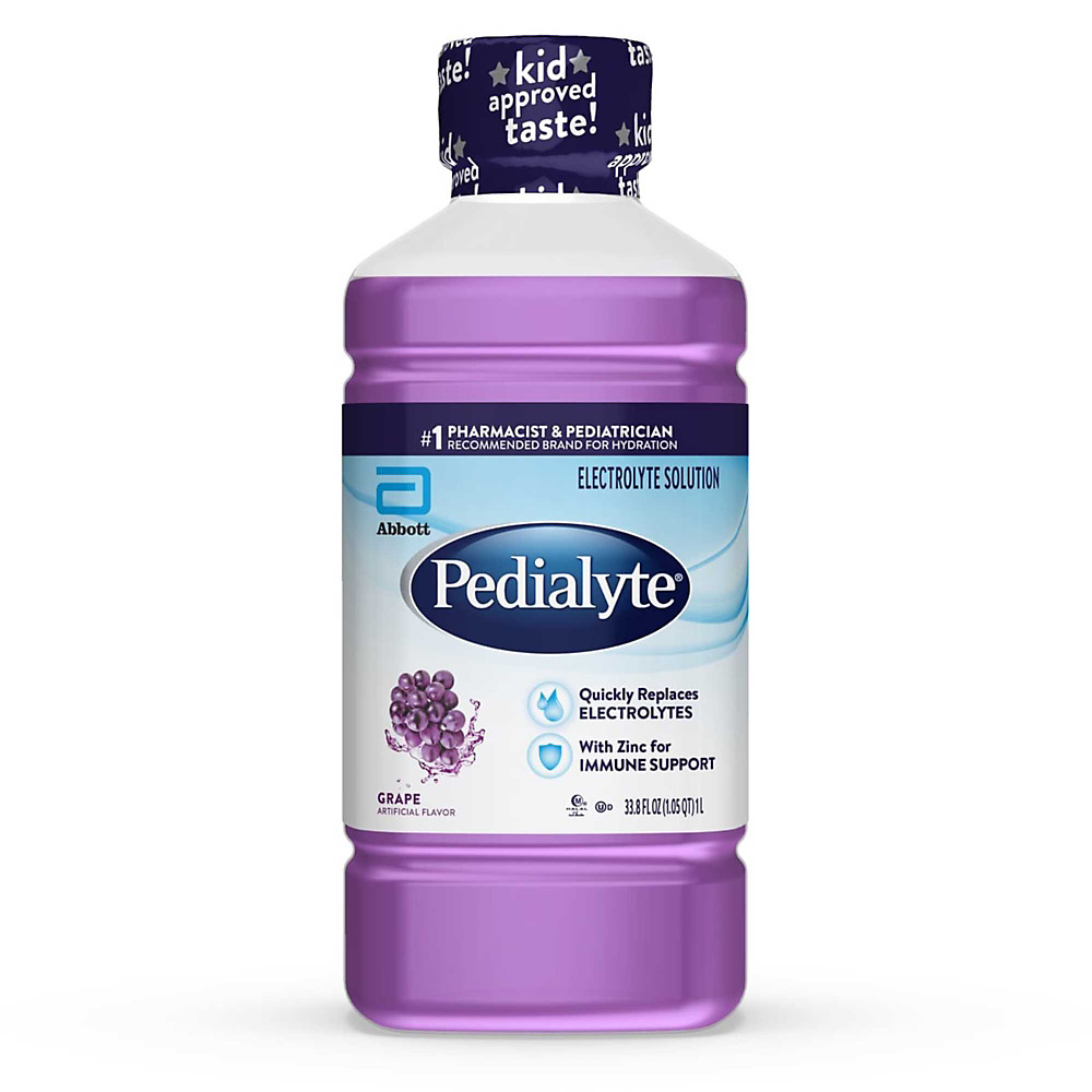 Calories in Pedialyte Electrolyte Solution Grape, 1 1 qt