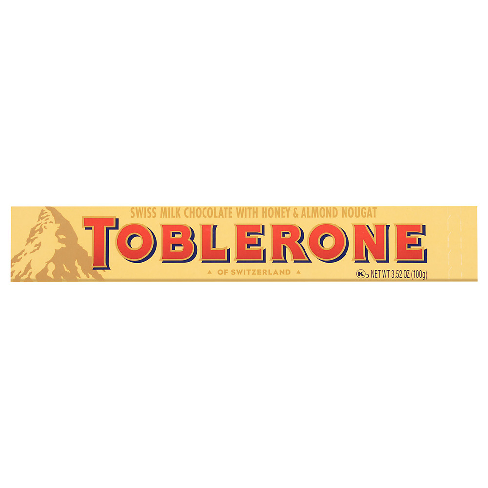 Calories in Toblerone Swiss Milk Chocolate Bars, 3.5 oz