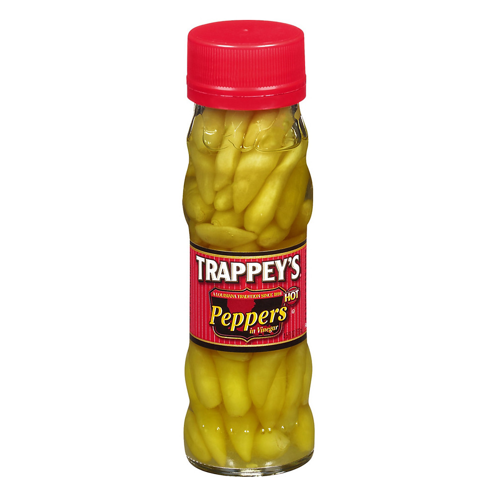 Calories in Trappey's Hot Peppers in Vinegar, 4.5 oz