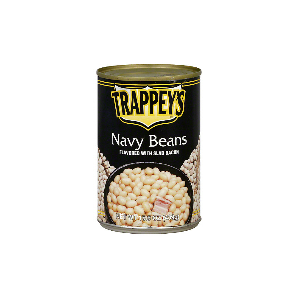 Calories in Trappey's Navy Beans with Slab Bacon, 15.5 oz