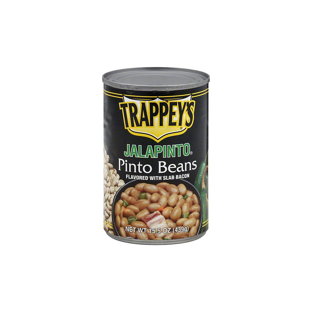 Calories in Trappey's Jalapinto Pinto Beans with Slab Bacon, 15.5 oz