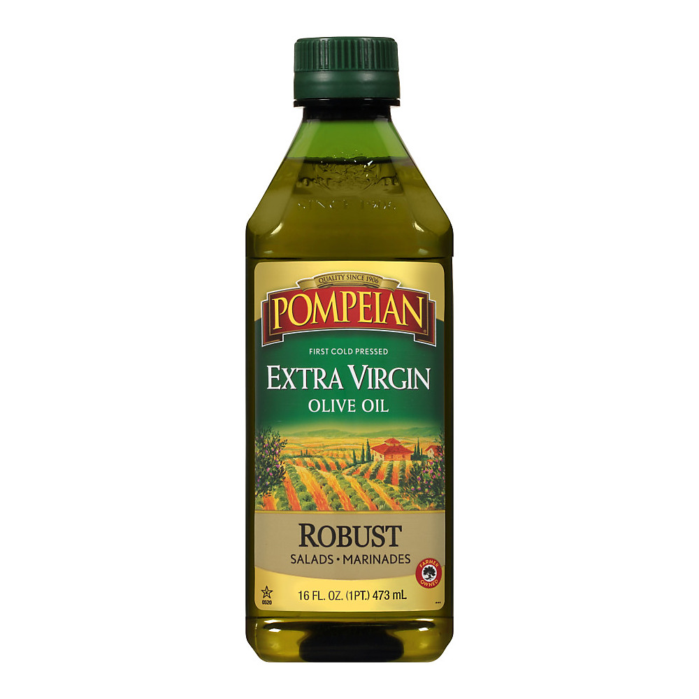 Calories in Pompeian Robust Extra Virgin Olive Oil, 16 oz
