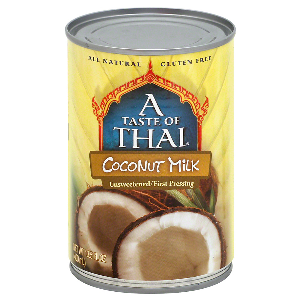 Calories in A Taste of Thai Unsweetened Coconut Milk, 13.5 oz
