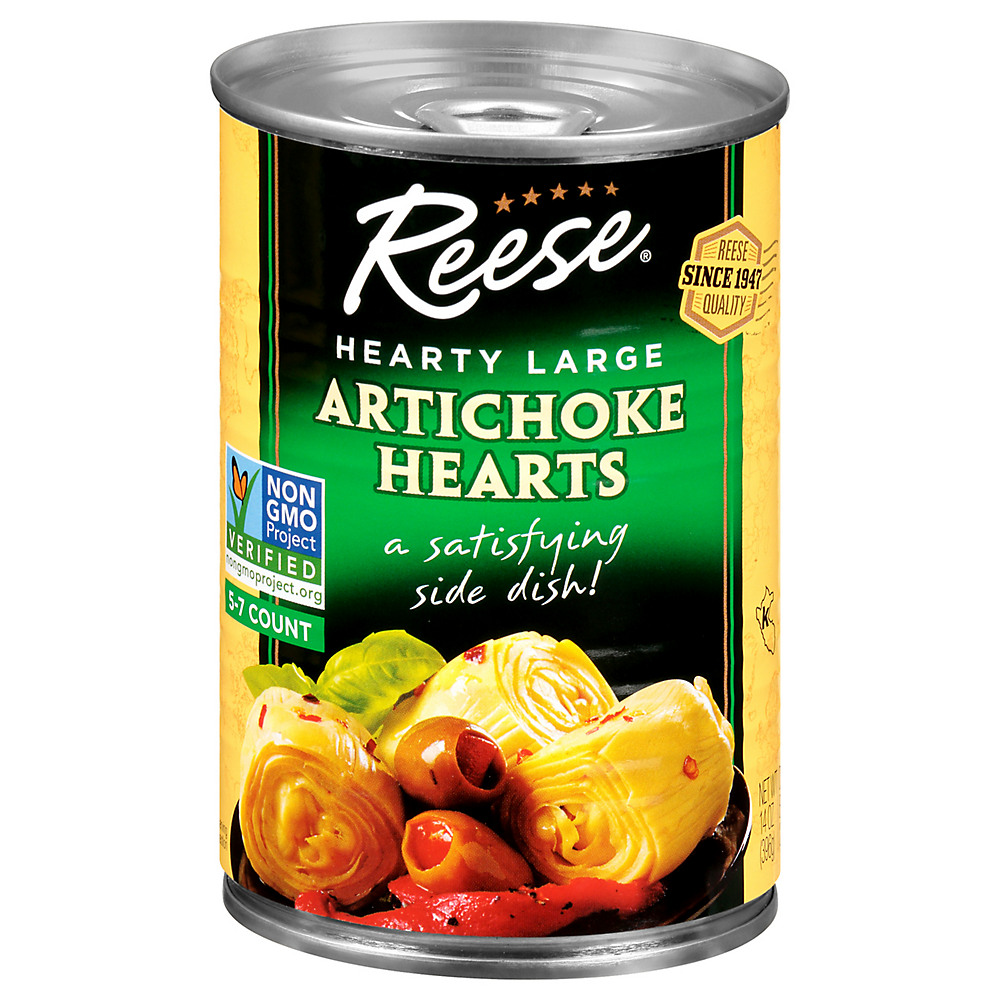 Calories in Reese Artichoke Hearts, 5-7 Large Size, 14 oz
