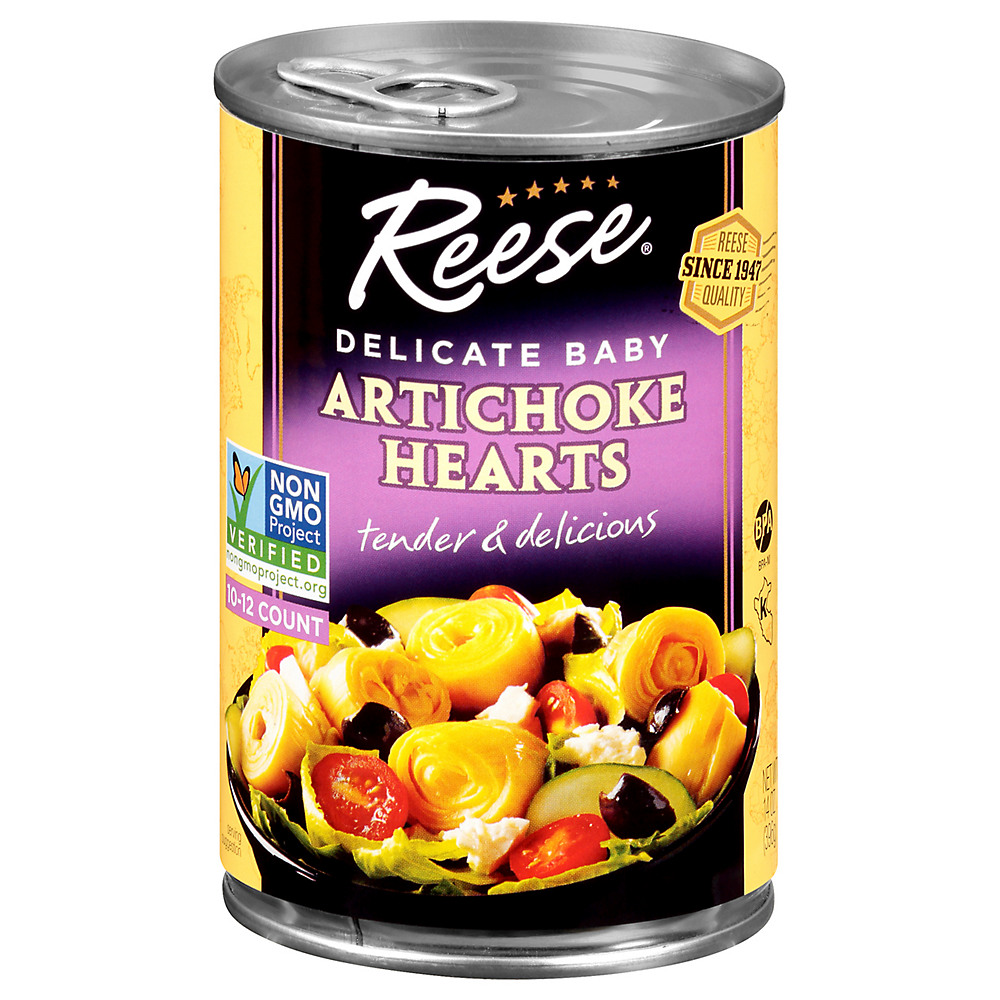 Calories in Reese Artichoke Hearts, 10-12 Extra Small Size, 14 oz