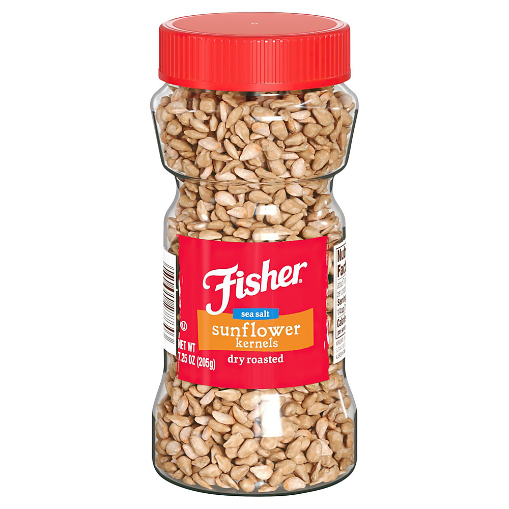 Calories in Fisher Dry Roasted Sunflower Kernels, 7.25 oz