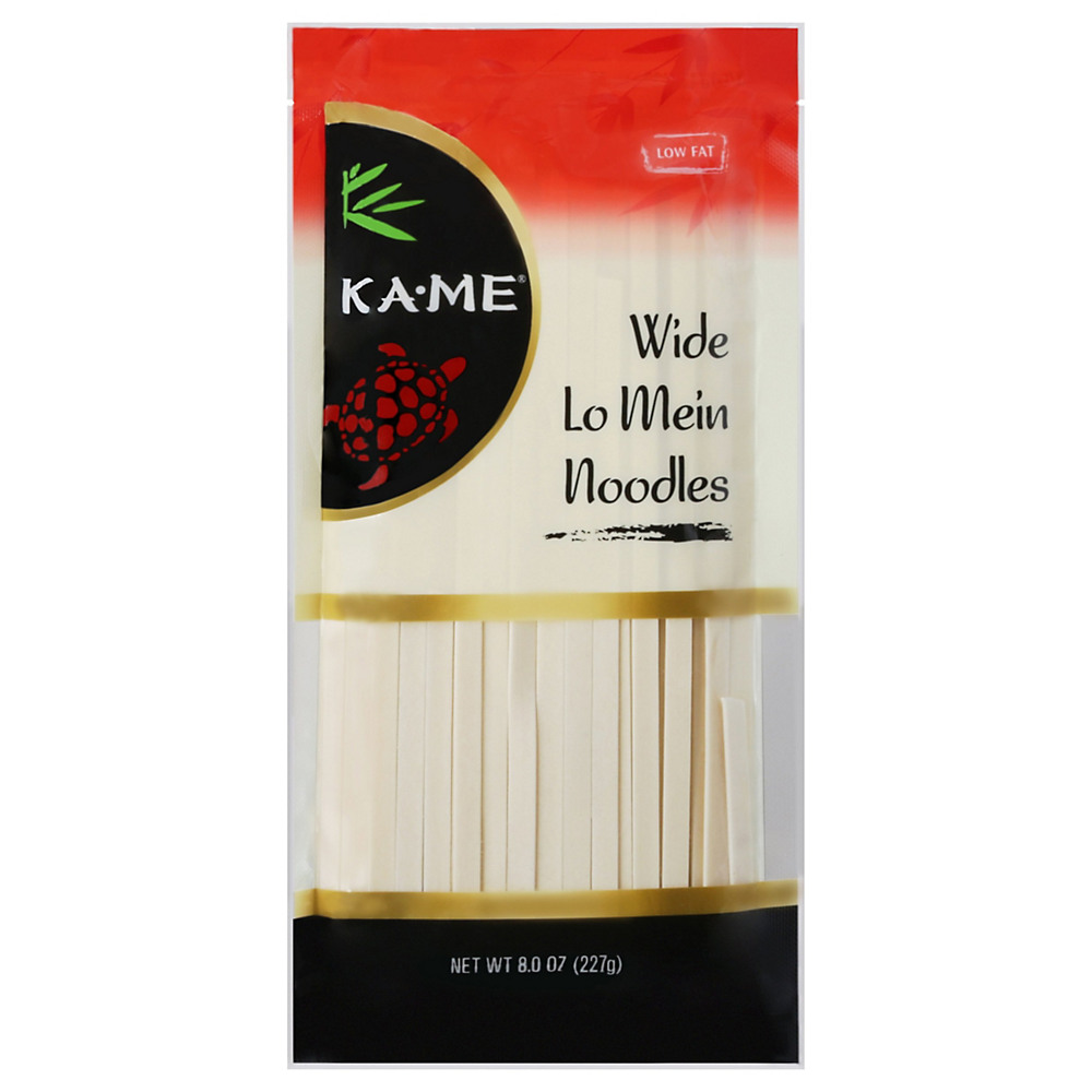 Calories in Ka-Me Wide Chinese Lo Mein Noodles, 8 oz