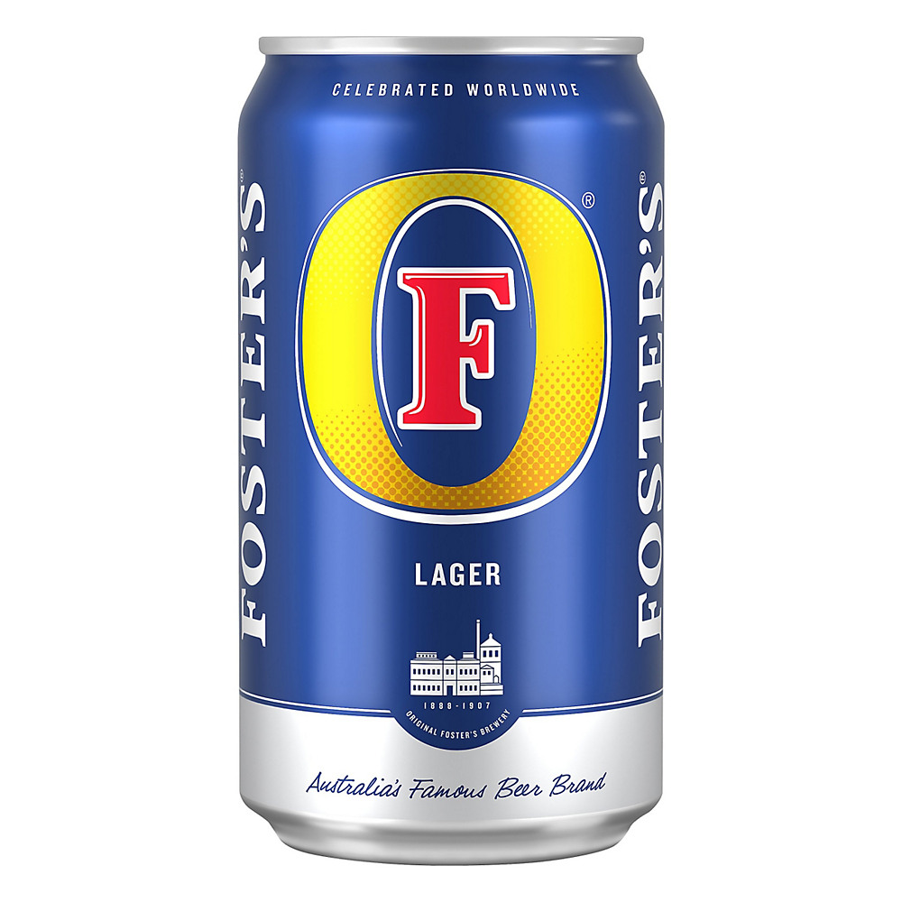Calories in Foster's Lager Beer Can, 25.4 oz