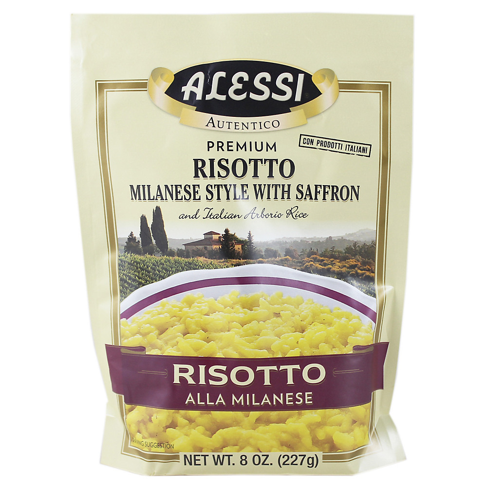 Calories in Alessi Milanese Style Risotto with Saffron, 8 oz