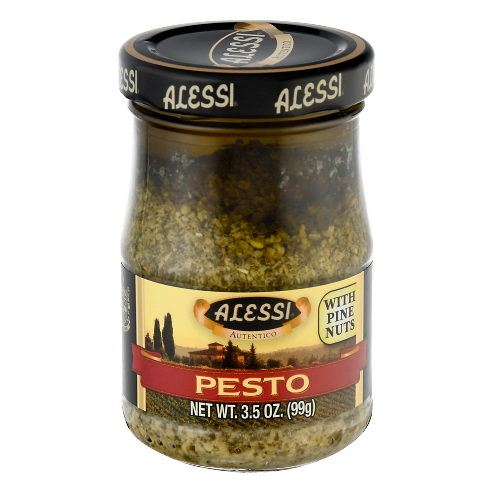 Calories in Alessi Pesto Sauce, 3.5 oz