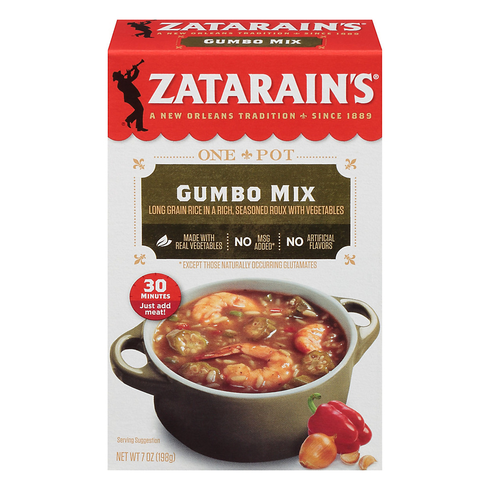 Calories in Zatarain's Gumbo Mix with Rice, 7 oz
