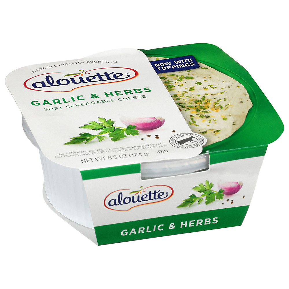 Calories in Alouette Garlic & Herb Cheese Spread, 6.5 oz
