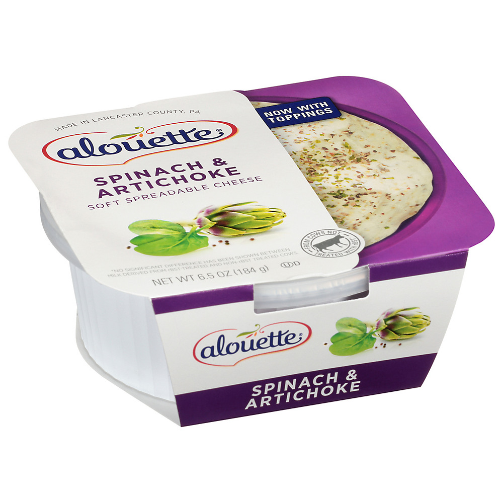 Calories in Alouette Spinach Cheese Spread, 6.5 oz