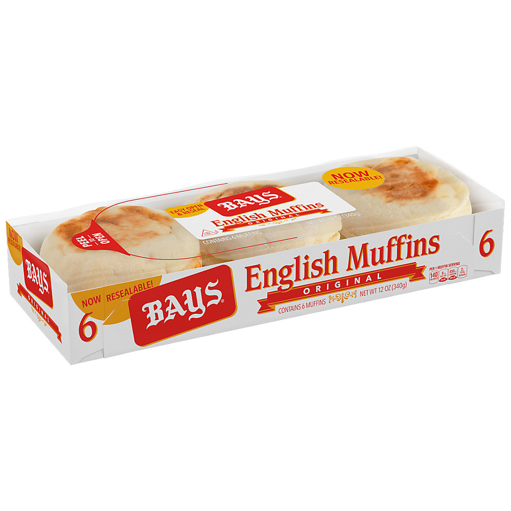 Calories in Bays Original English Muffins, 6 ct
