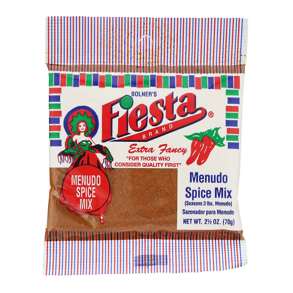 Calories in Bolner's Fiesta Extra Fancy Menudo Spice Mix, 2.5 oz