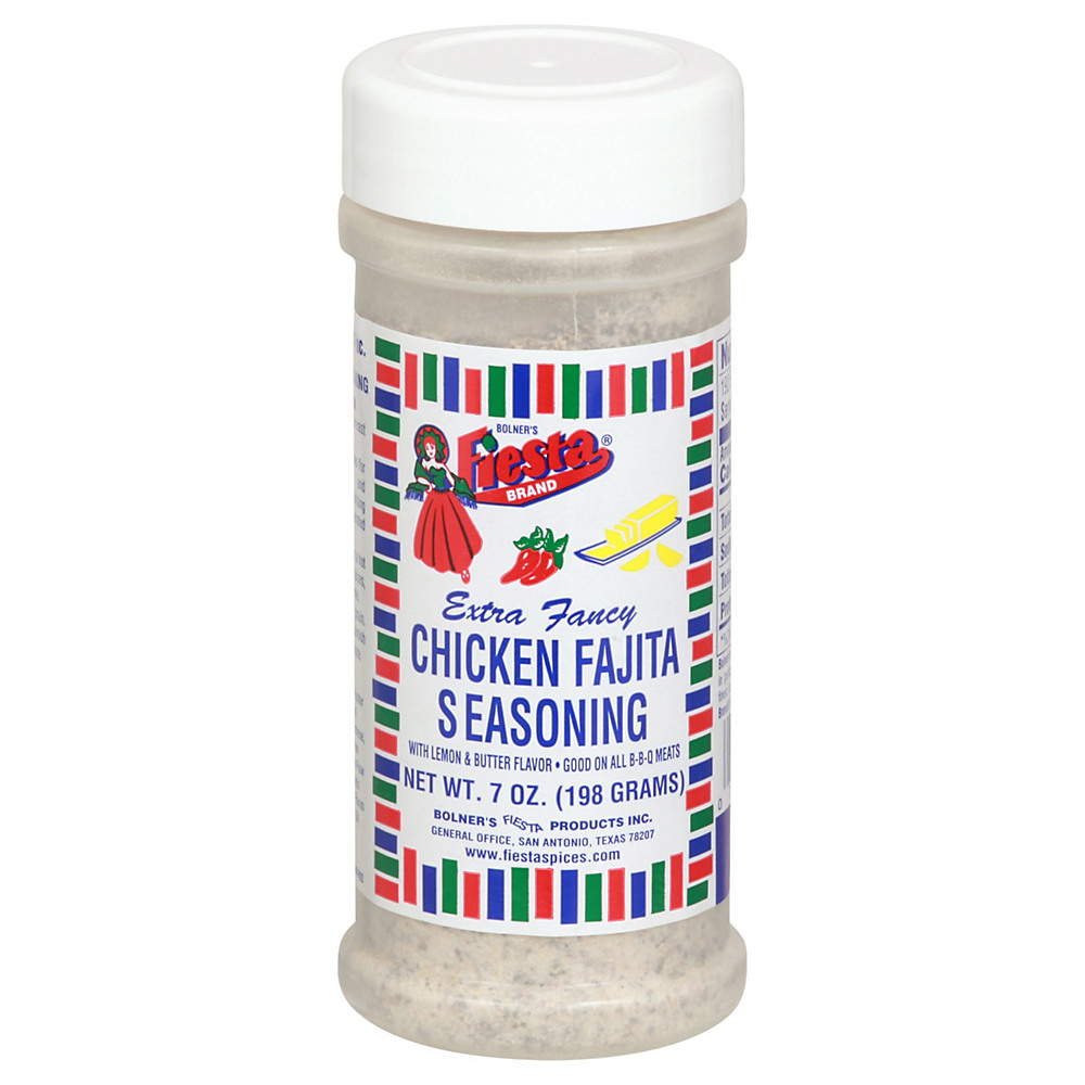 Calories in Bolner's Fiesta Extra Fancy Chicken Fajita Seasoning, 7 oz