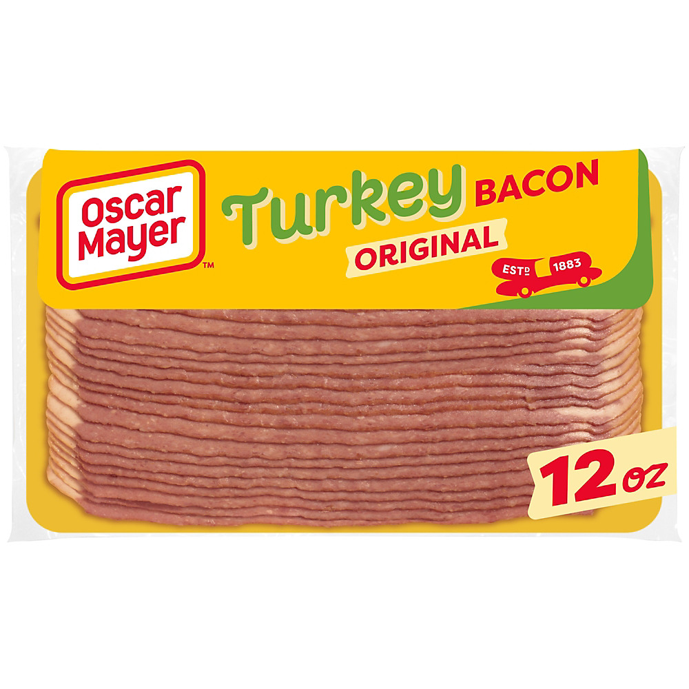 Calories in Oscar Mayer Turkey Bacon, 12 oz
