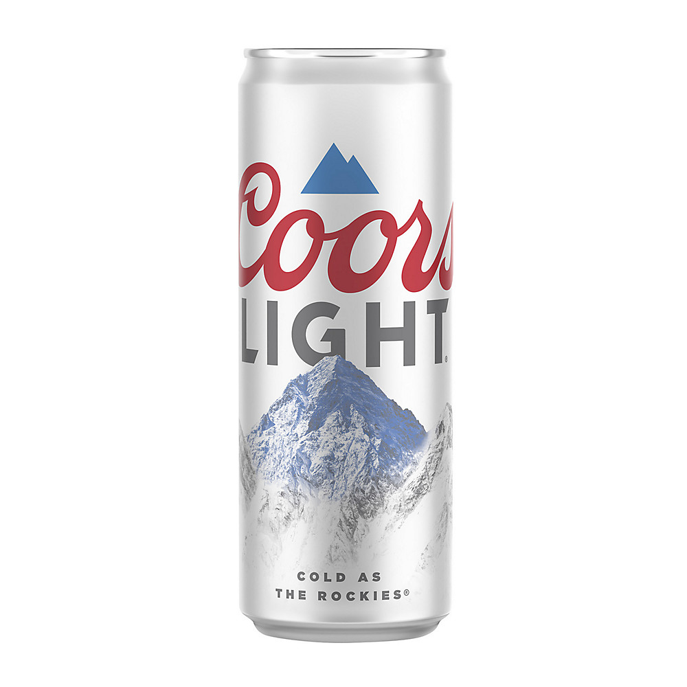 Calories in Coors Light Beer Can, 24 oz
