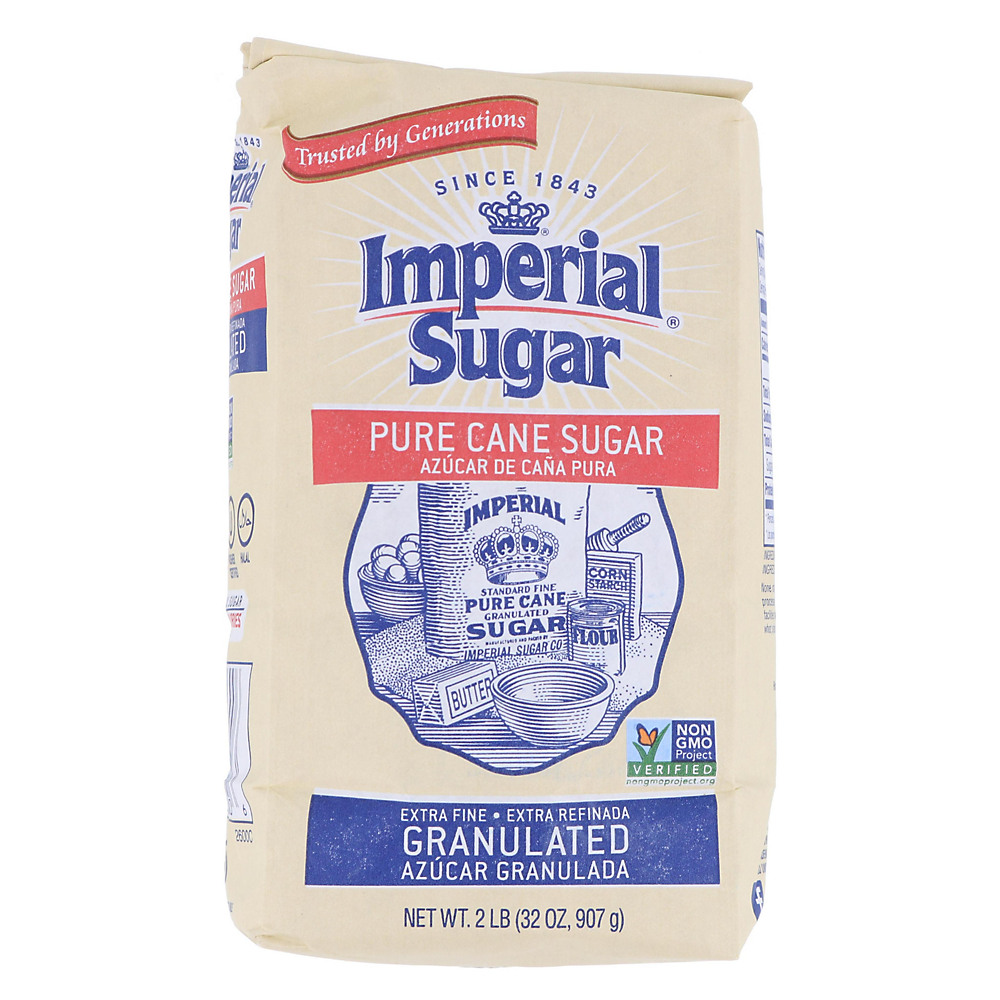 Calories in Imperial Sugar Extra Fine Granulated Pure Cane Sugar, 2 lb