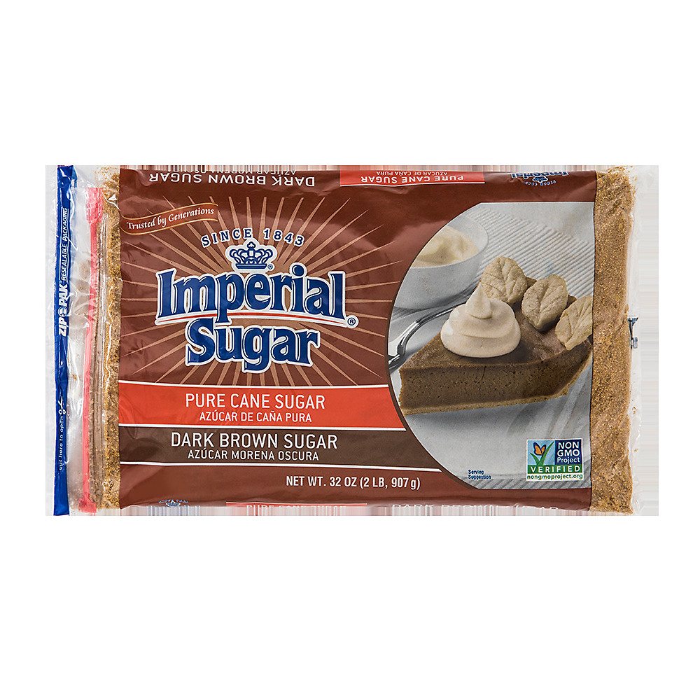 Calories in Imperial Sugar Pure Cane Dark Brown Sugar, 2 lb