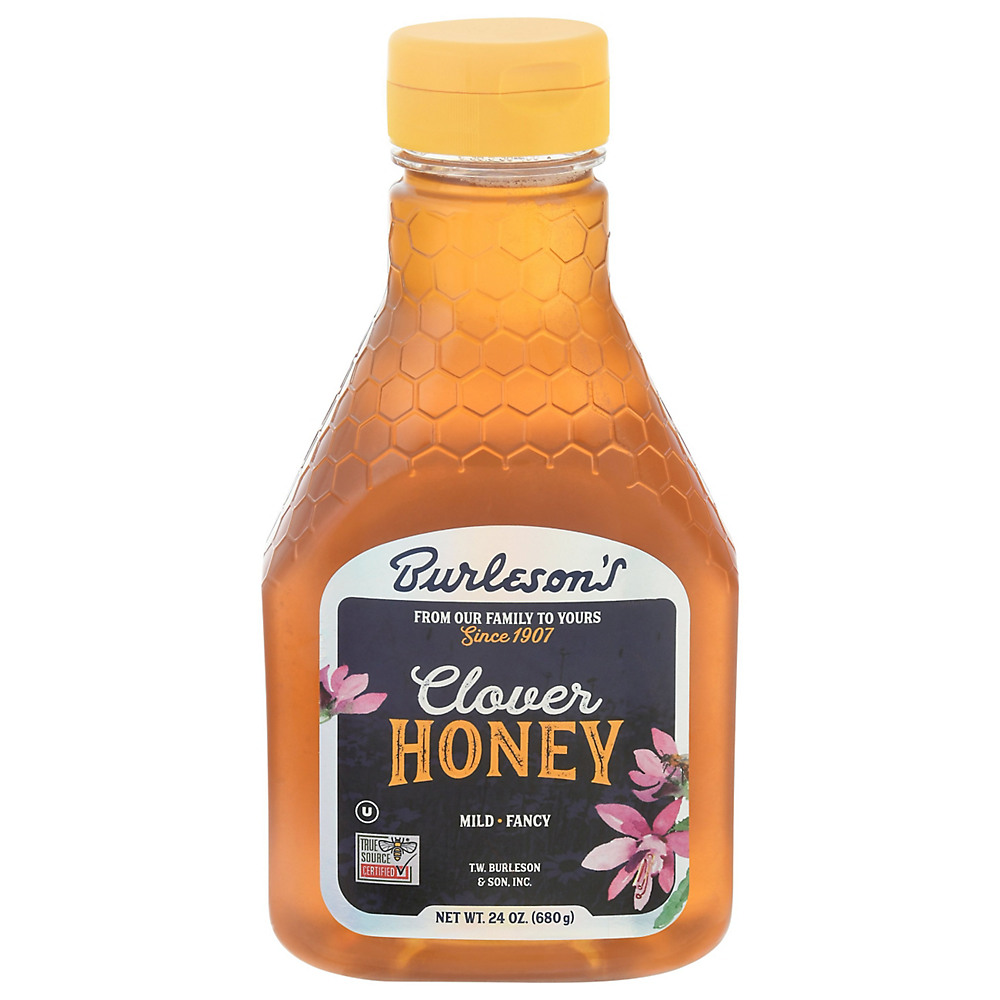 Calories in Burleson's Clover Honey, 24 oz