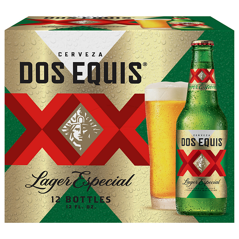 Calories in Dos Equis Lager Especial Beer 12 oz Bottles, 12 pk