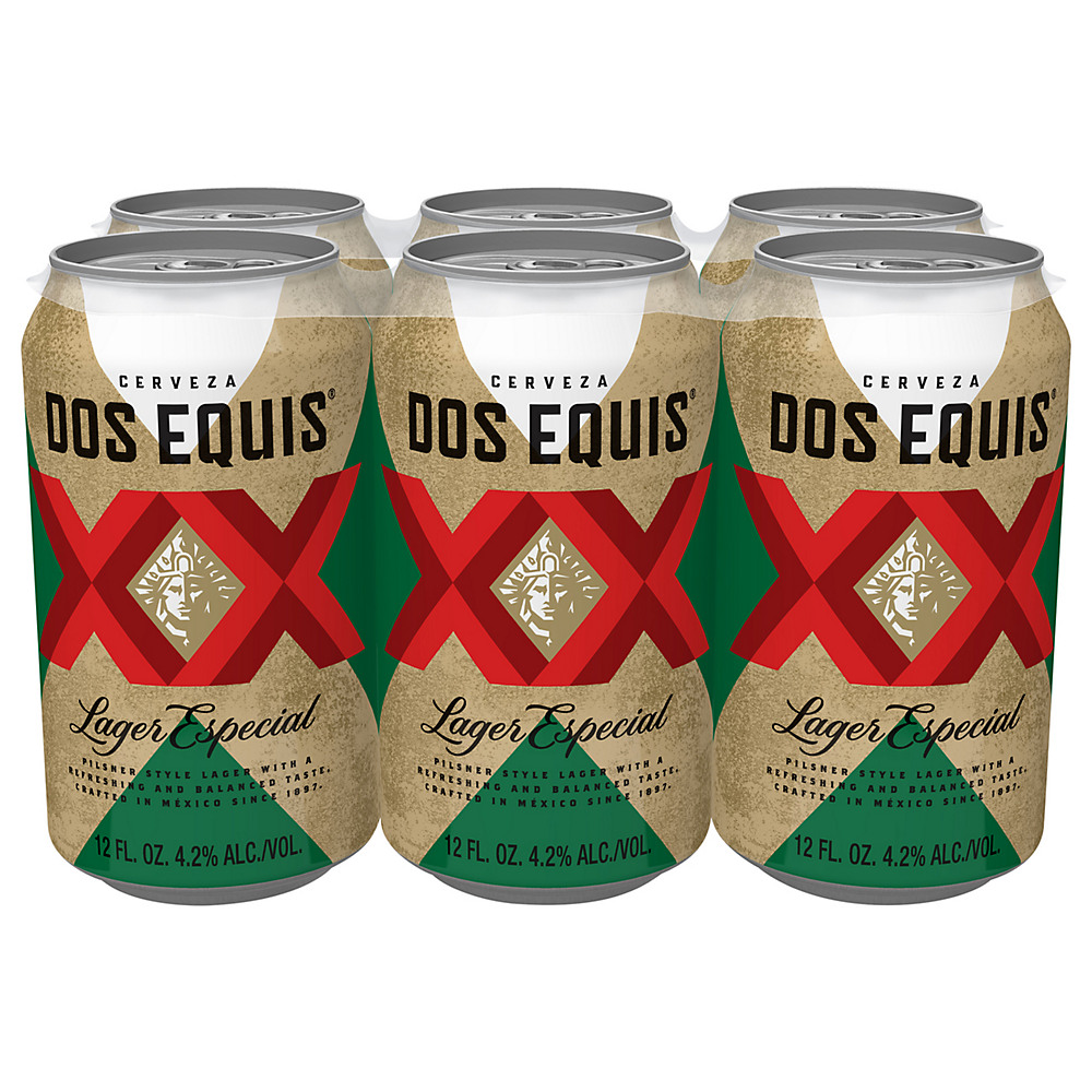 Calories in Dos Equis Lager Especial 12 oz Cans, 6 pk