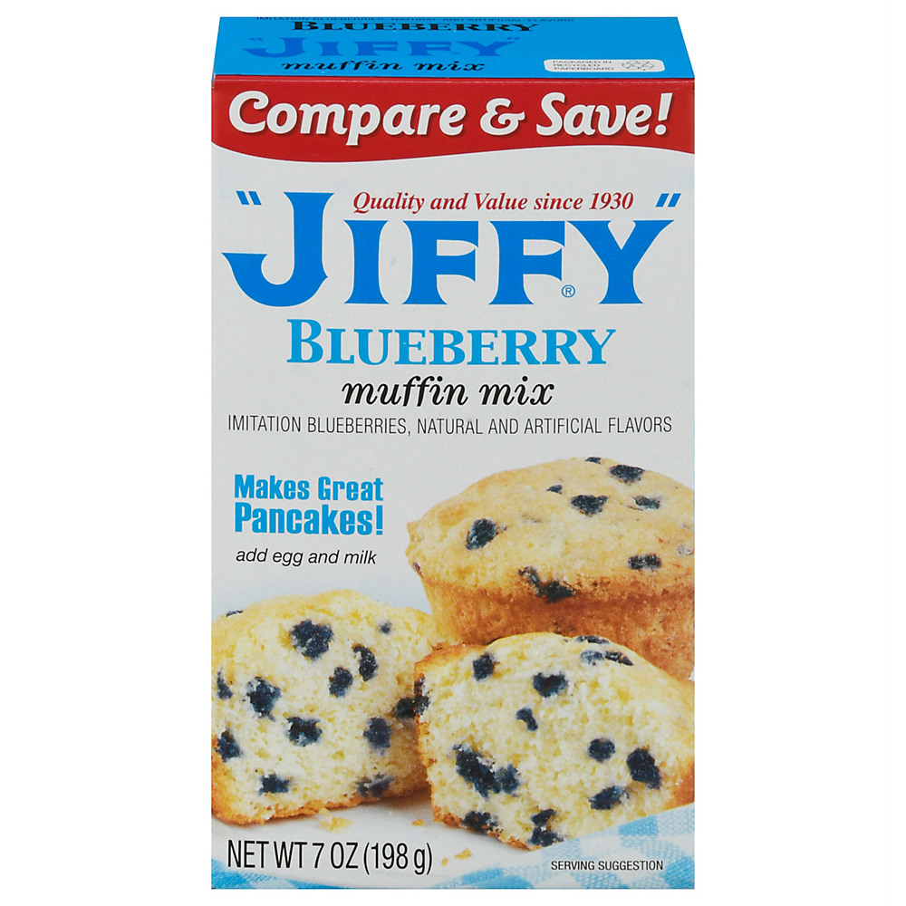 Calories in Jiffy Blueberry Muffin Mix, 7 oz