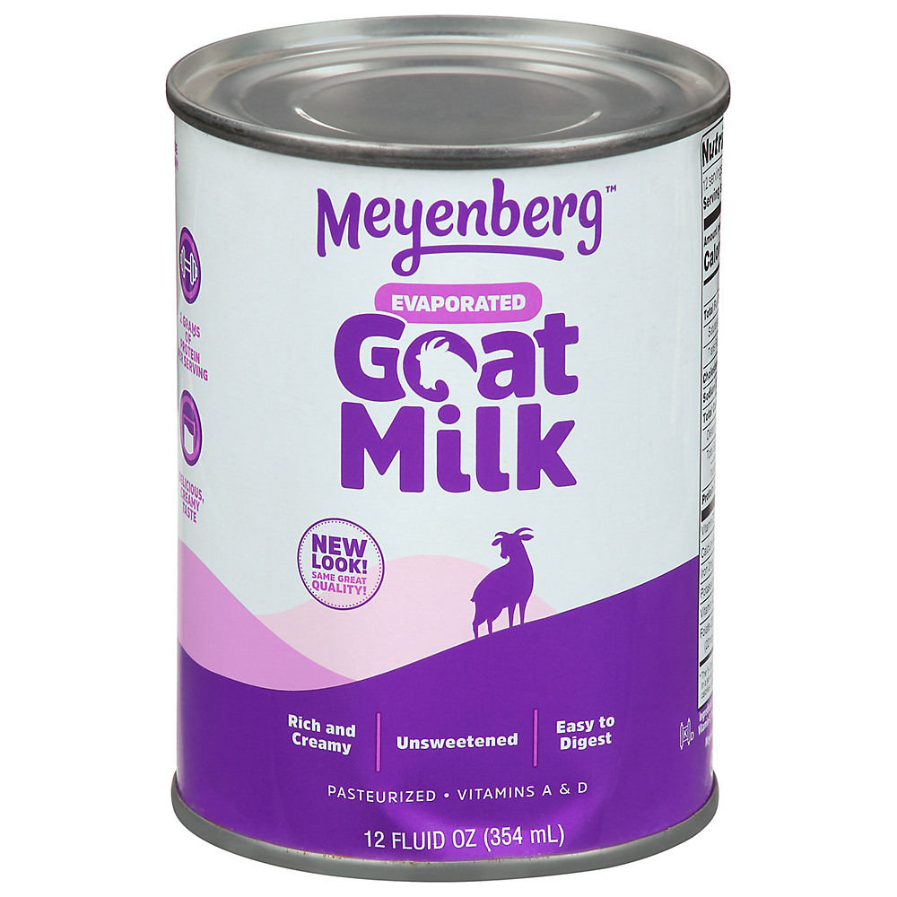 Calories in Meyenberg Evaporated Goat Milk, 12 oz