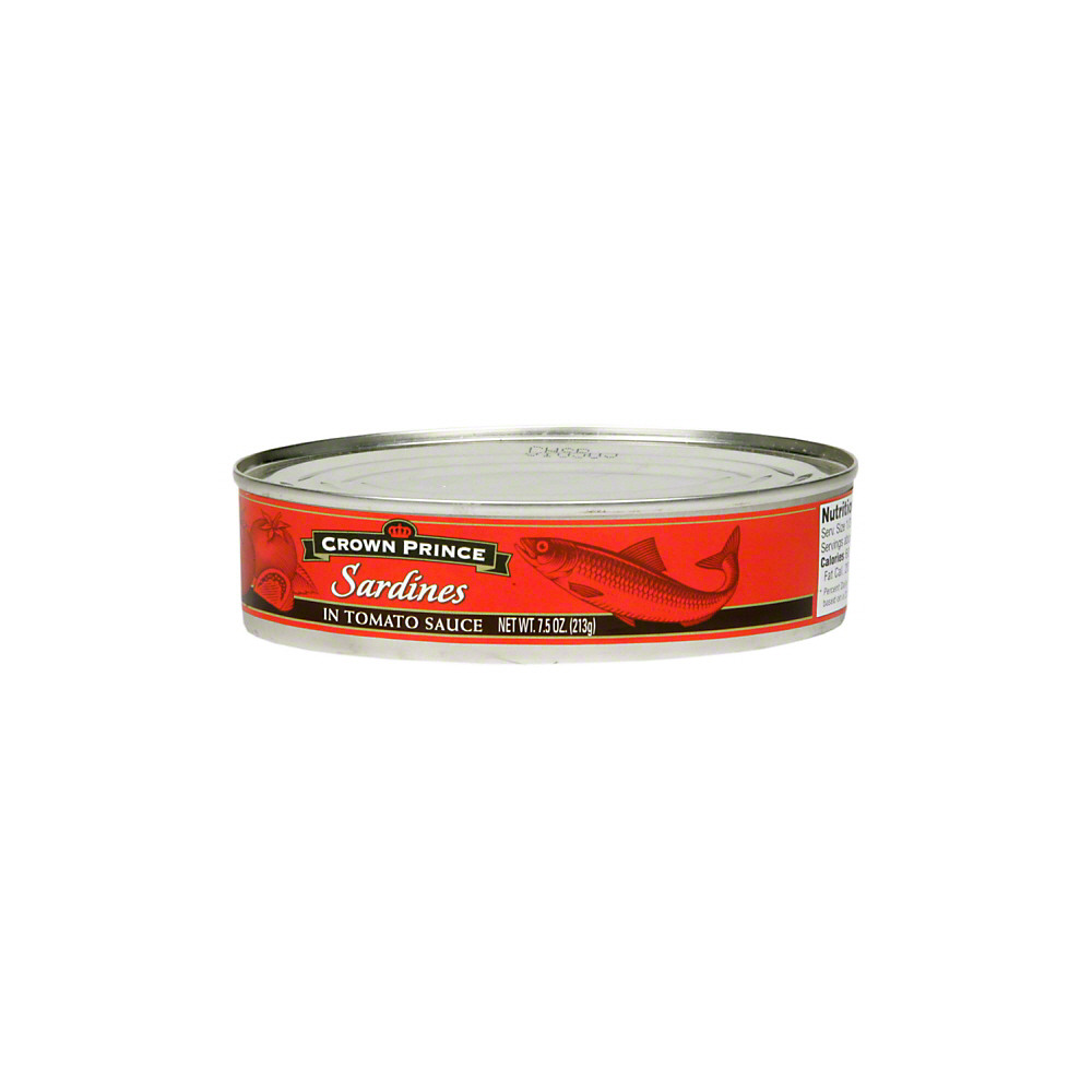 Calories in Crown Prince Sardines in Tomato Sauce, 7.5 oz