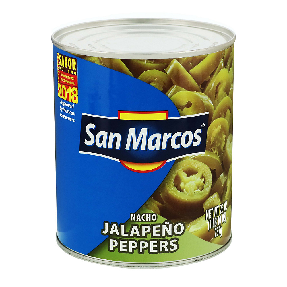 Calories in San Marcos Nacho Jalapeno Peppers, 26 oz