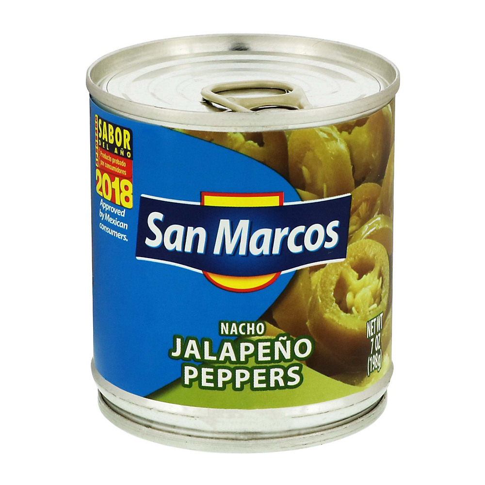 Calories in San Marcos Nacho Jalapeno Peppers, 7 oz