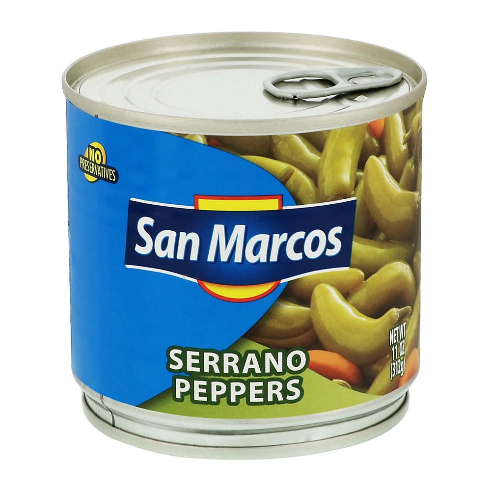 Calories in San Marcos Serrano Peppers, 11 oz